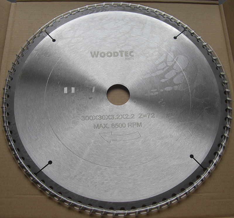Основная пила WoodTec для форматно-раскроечных станков 355х65х4,4/3,2 z72 трапеция