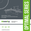 Пилa подрезная WoodTec  180х30х4,3-5,5 z36 коническая