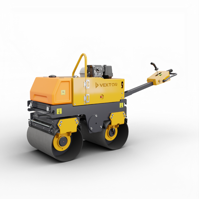 Виброкаток ручной двухвальцовый Vektor VRDR-800