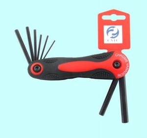 Набор ключей Шестигранных дюймовых из  8шт (1/16"-5/16") в пласт. корпусе CrV "CNIC" (2253) (cnic48767)