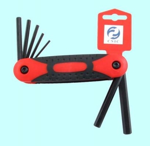 Набор ключей Шестигранных дюймовых из  7шт (3/32"-3/8") в пласт. корпусе CrV "CNIC" (2254S) (cnic48769)