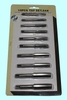 Набор метчиков из 10 штук (1/4"-1/2") 9ХС в блистере (SC010-2) "CNIC" (cnic65516)