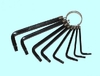 Набор ключей Шестигранных TORX из 8шт (T9,Т10,Т15,Т20,Т25,Т27,Т30,T40) на кольце СrV "CNIC" (2303) (cnic66464)