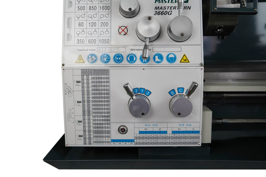 Настольный токарный станок Metal Master MasterTurn 3660G