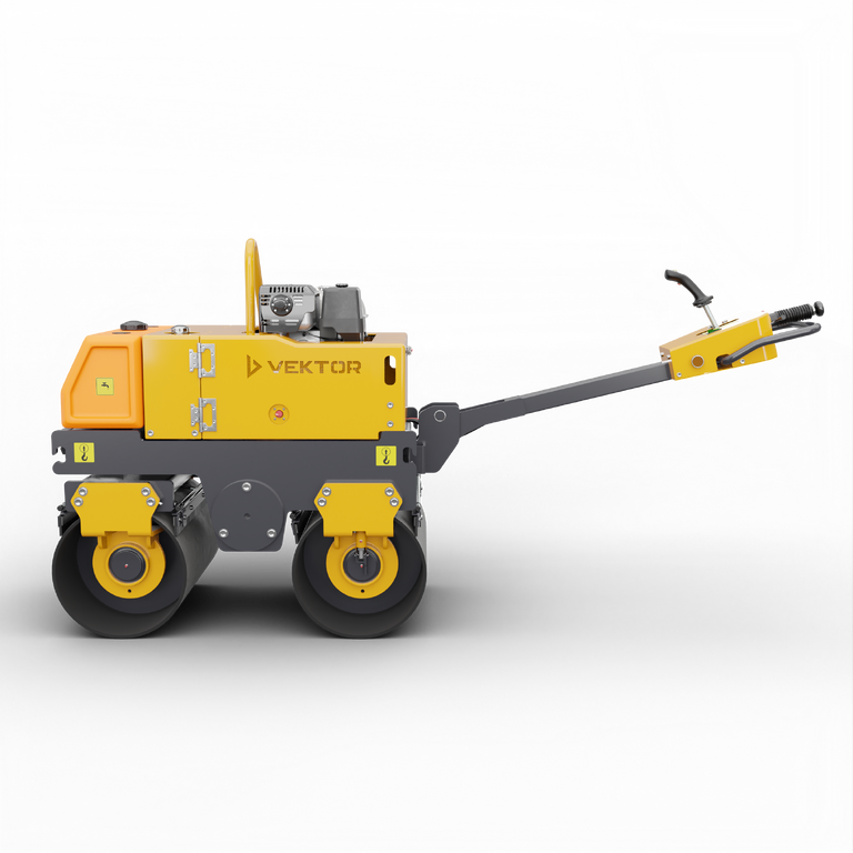 Виброкаток ручной двухвальцовый Vektor VRDR-800D